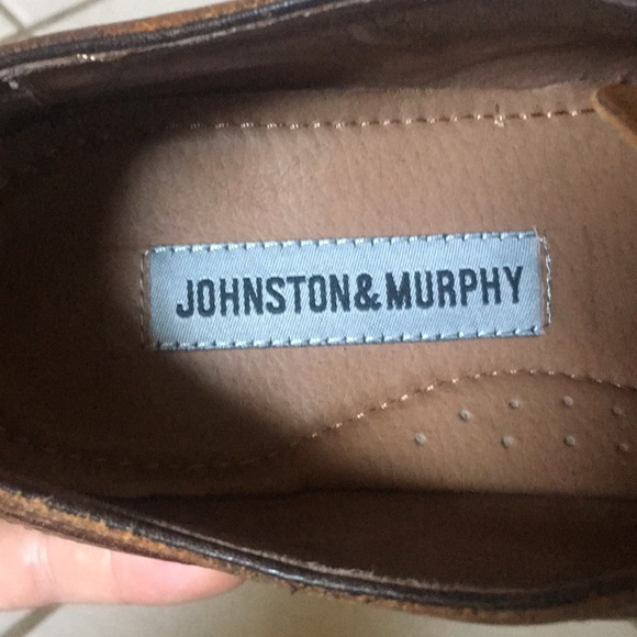 Men's dress shoes. Johnston and Murphy. Size 9.5 - Picture 3 of 5